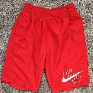 Nike Kids Red Lined Shorts